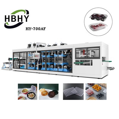 Máquina termoformadora 4-estação