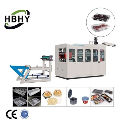 Máquina termoformadora automática de copos de plástico